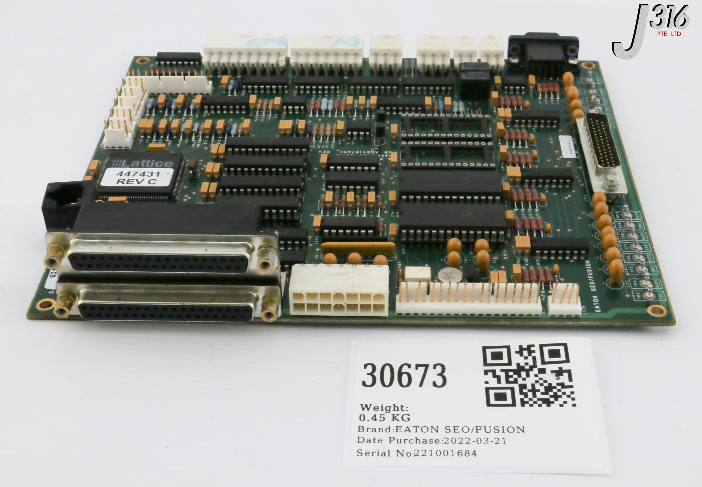 サンプル 30673 EATON SEO/FUSION PCB, 6 CHANNEL GAS BOX INTERFACE BD 476511